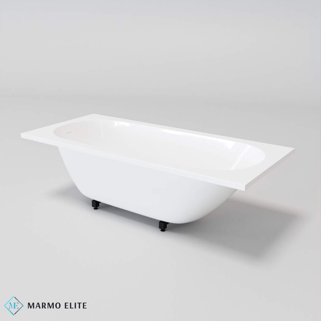 Ванна из искусственного камня Marmo-Elite Асти 180х80 прямоугольная