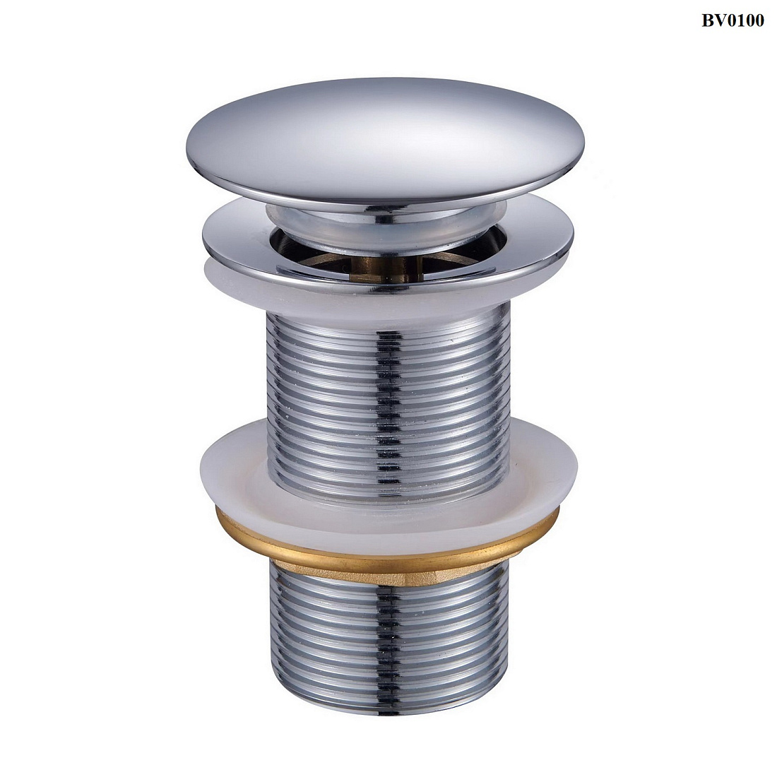 Донный клапан для раковины Bond BV0100 без перелива, хром