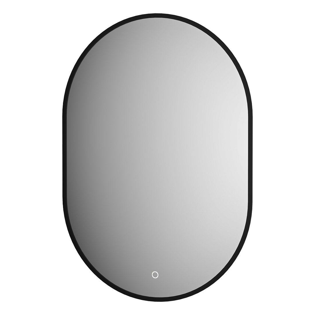 Зеркало Defesto AURA DF 2923S 50х70 см, с LED-подсветкой, сенсорный выключатель, нейтральный белый свет, рама черная