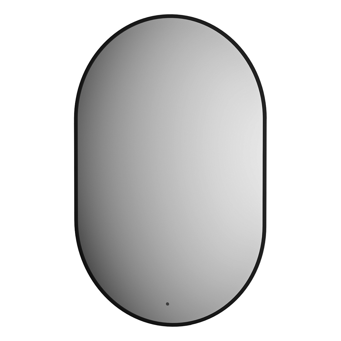 Зеркало Defesto AURA DF 2925R 60х90 см, с LED-подсветкой, инфракрасный выключатель, нейтральный белый свет, рама черная