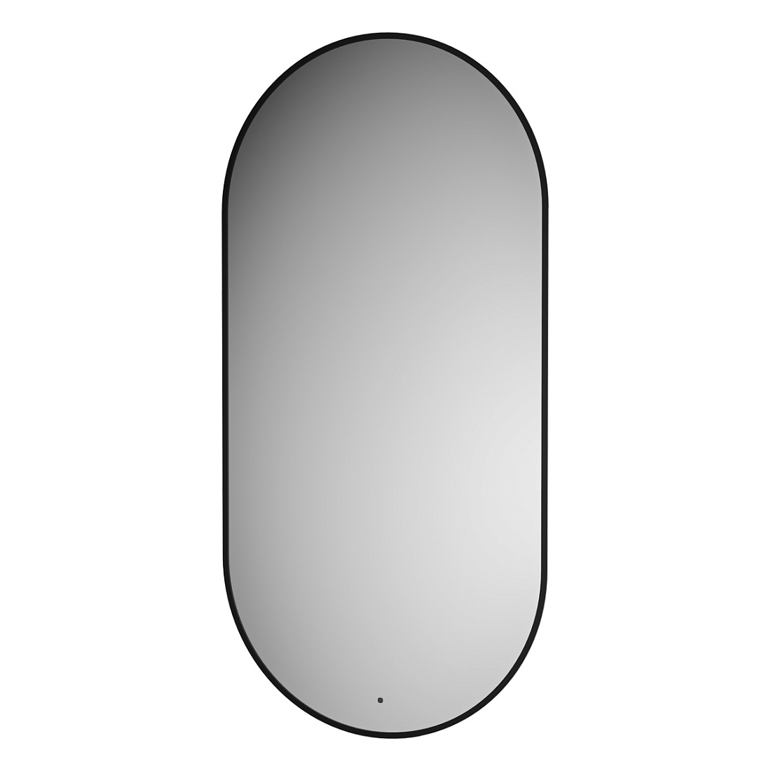 Зеркало Defesto AURA DF 2926R 60х120 см, с LED-подсветкой, инфракрасный выключатель, нейтральный белый свет, рама черная