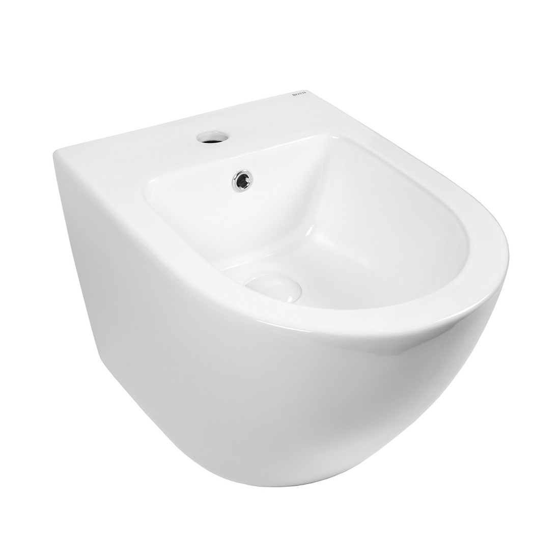 Биде подвесное Bond Oval F01-20 с переливом, белый