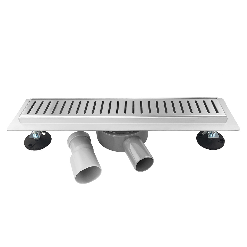 Душевой трап Санакс 00037 40х7 см линейный, горизонтальный  с гидрозатвором