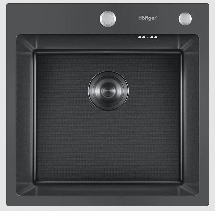 Мойка кухонная Hoffger 5050T Black черная