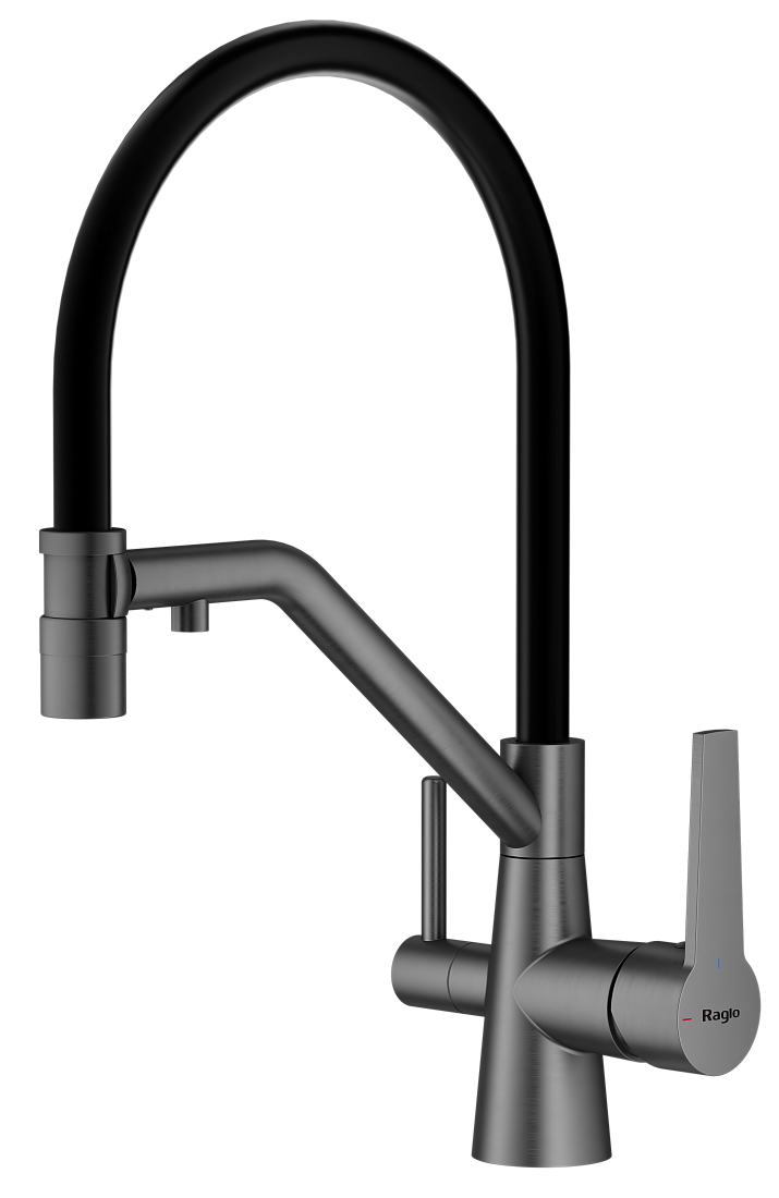 Смеситель для кухонной мойки Raglo R80.62.09 графит