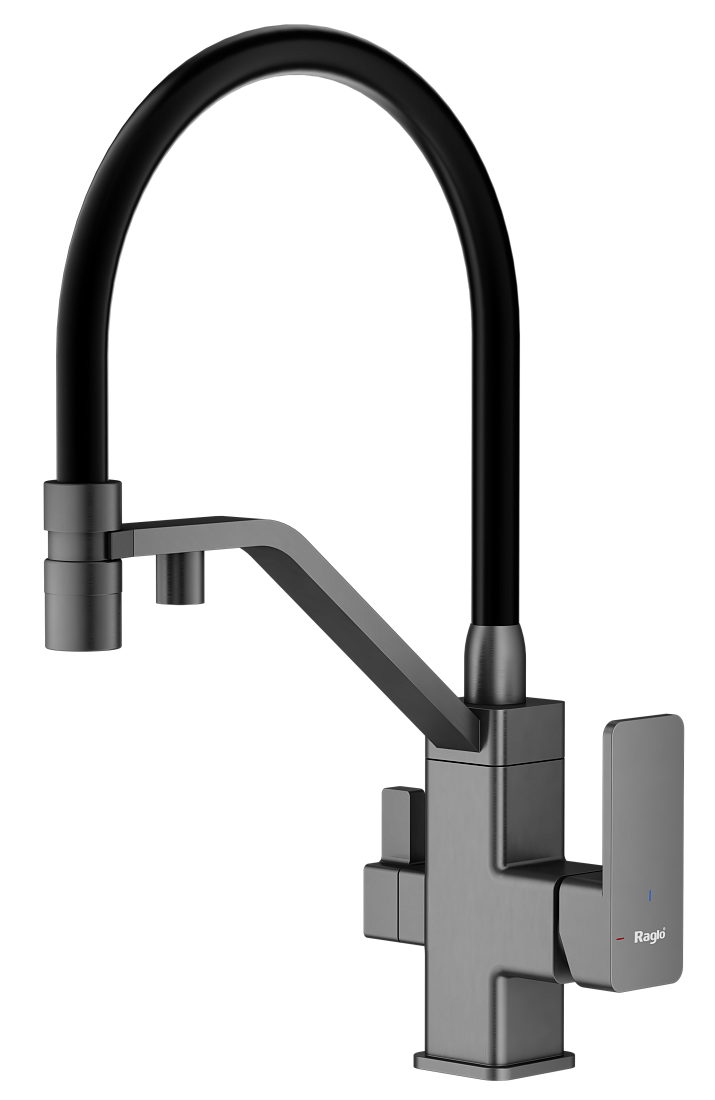 Смеситель для кухонной мойки Raglo R85.62.09 графит