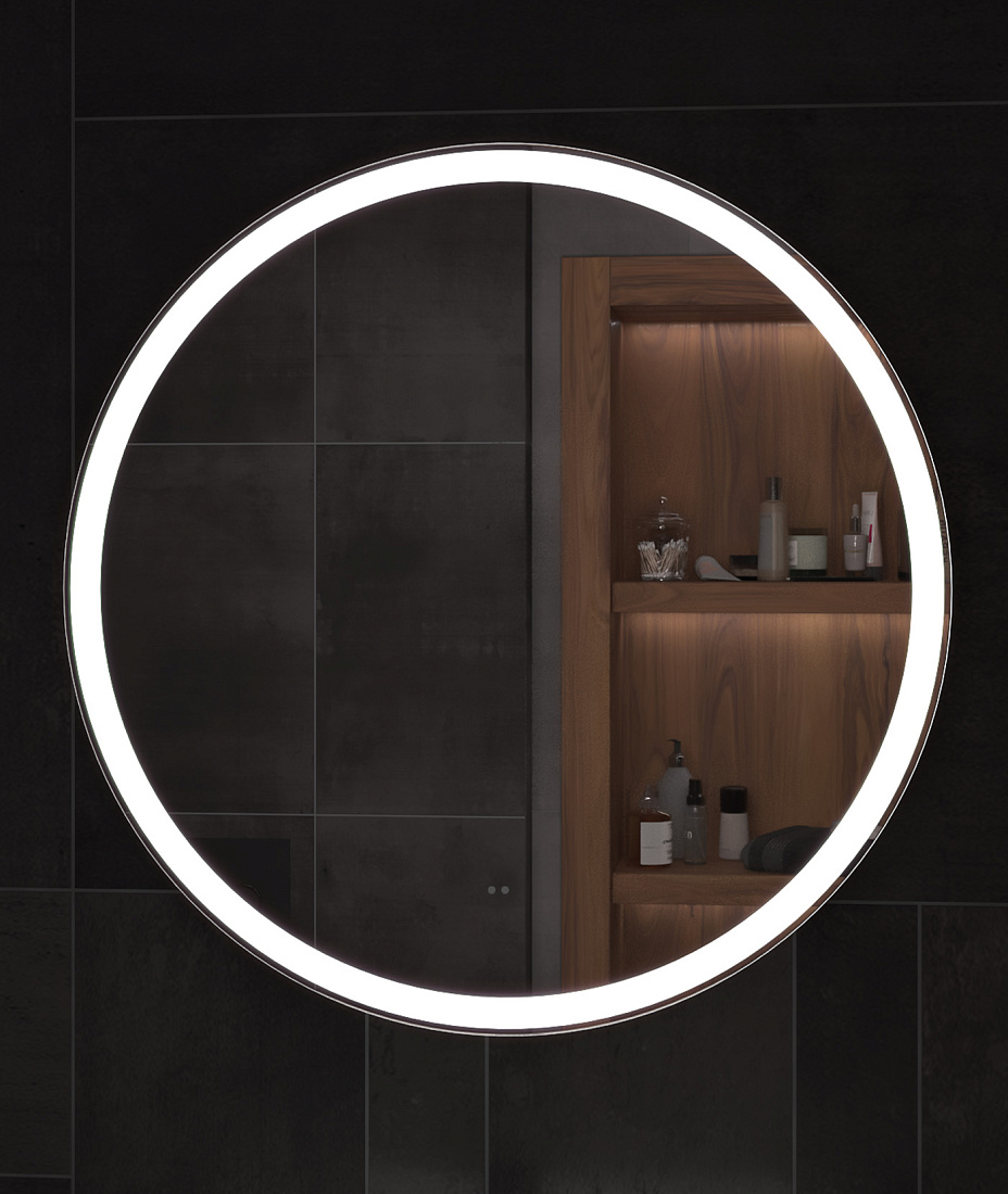 Зеркало Vigo Cosmo Comfort D60 с подсветкой, бесконтактное включение (на взмах), функция антизапотевания