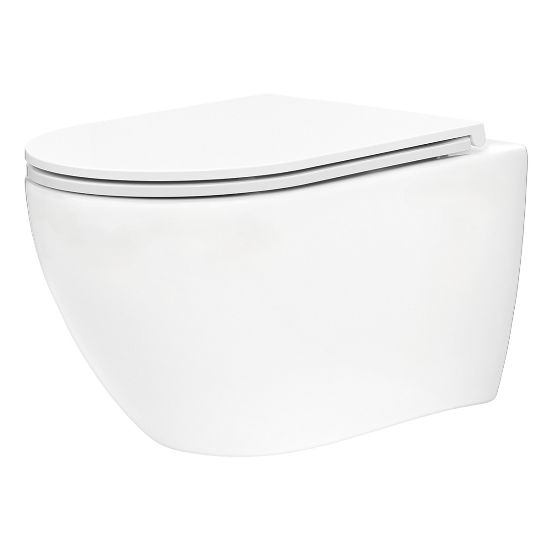 Унитаз подвесной TECE TECEspring R 9700998P безободковыи?, с микролифтом, белый