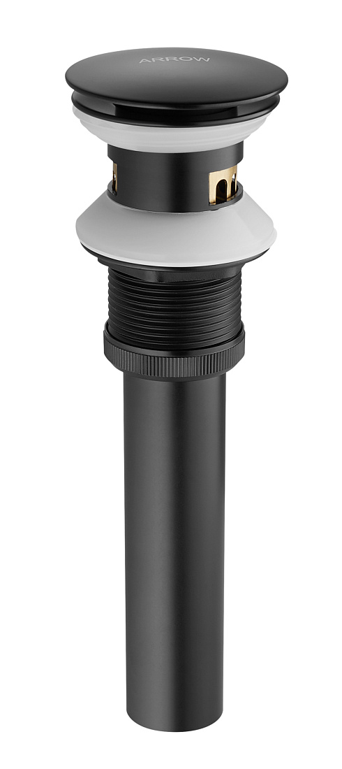 Донный клапан для раковины Arrow AG5807MB черный матовый