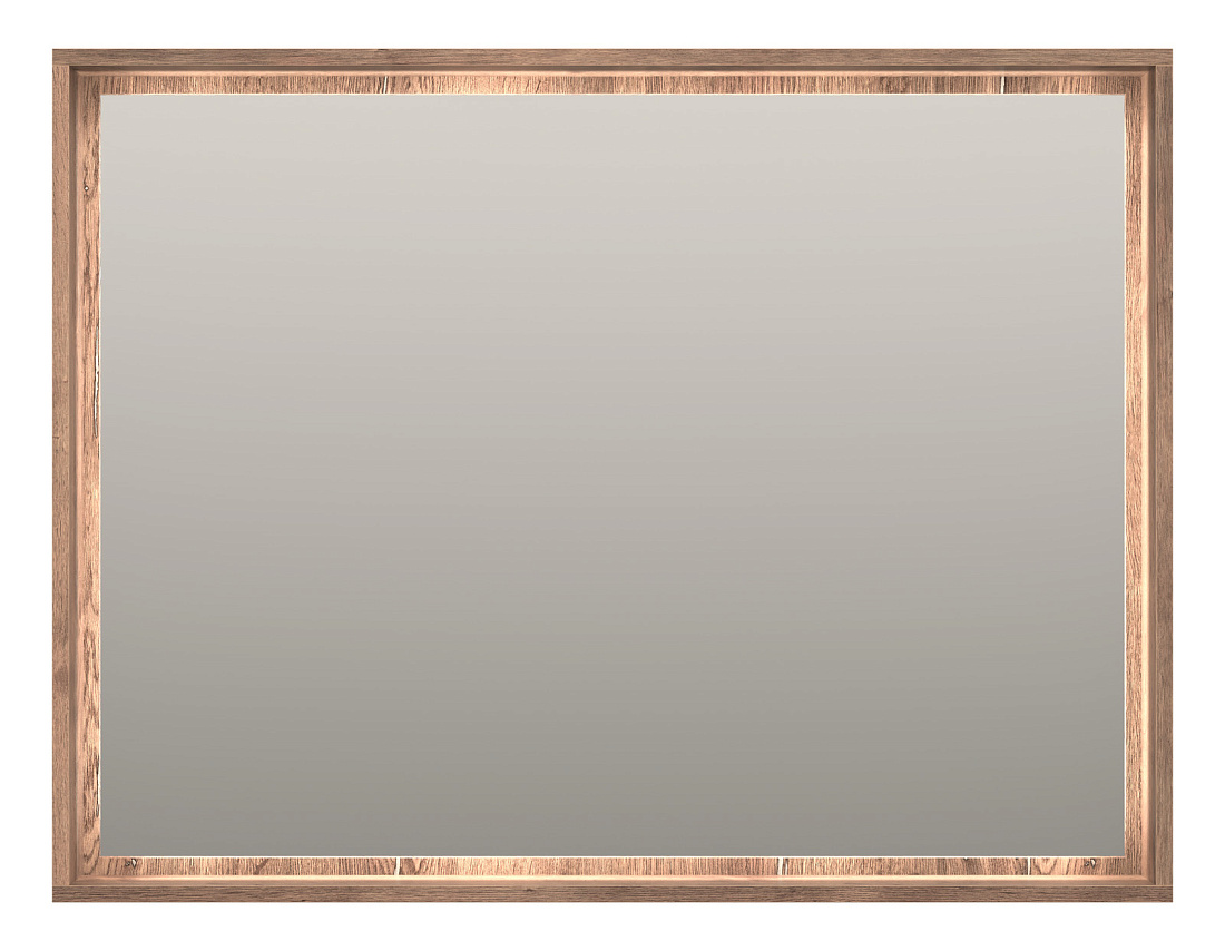 Зеркало Brevita Dallas 105 с подсветкой, дуб галифакс олово