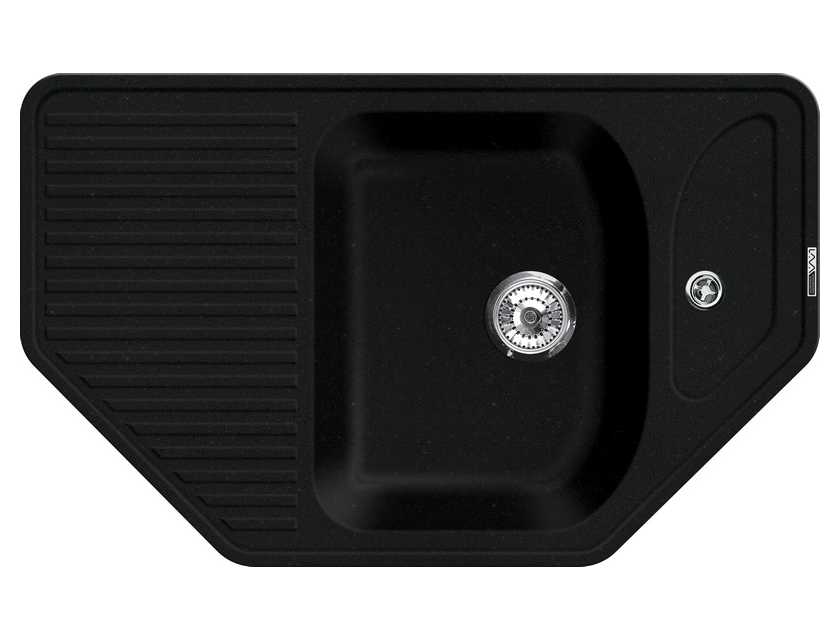 Мойка кухонная Lava A1 Lava черный металлик