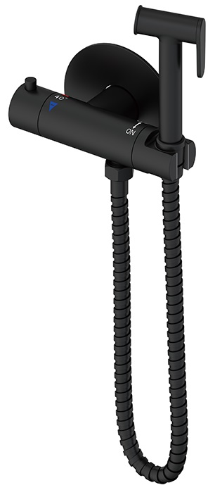 Гигиенический душ Panta Thermostatic PT819902MB черный матовый