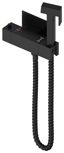 Гигиенический душ Panta Thermostatic PT819903MB черный матовый