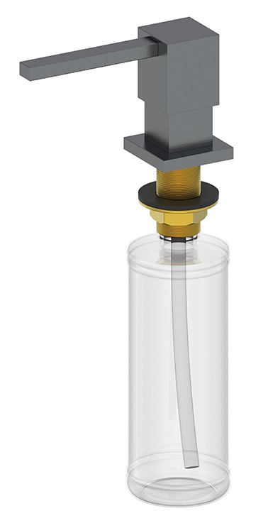 Дозатор жидкого мыла Panta PT-SD01-BGM оружейная сталь