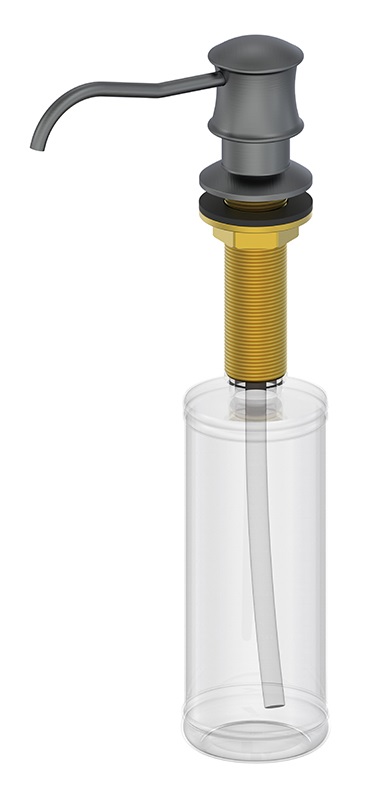 Дозатор жидкого мыла Panta PT-SD03-BGM оружейная сталь