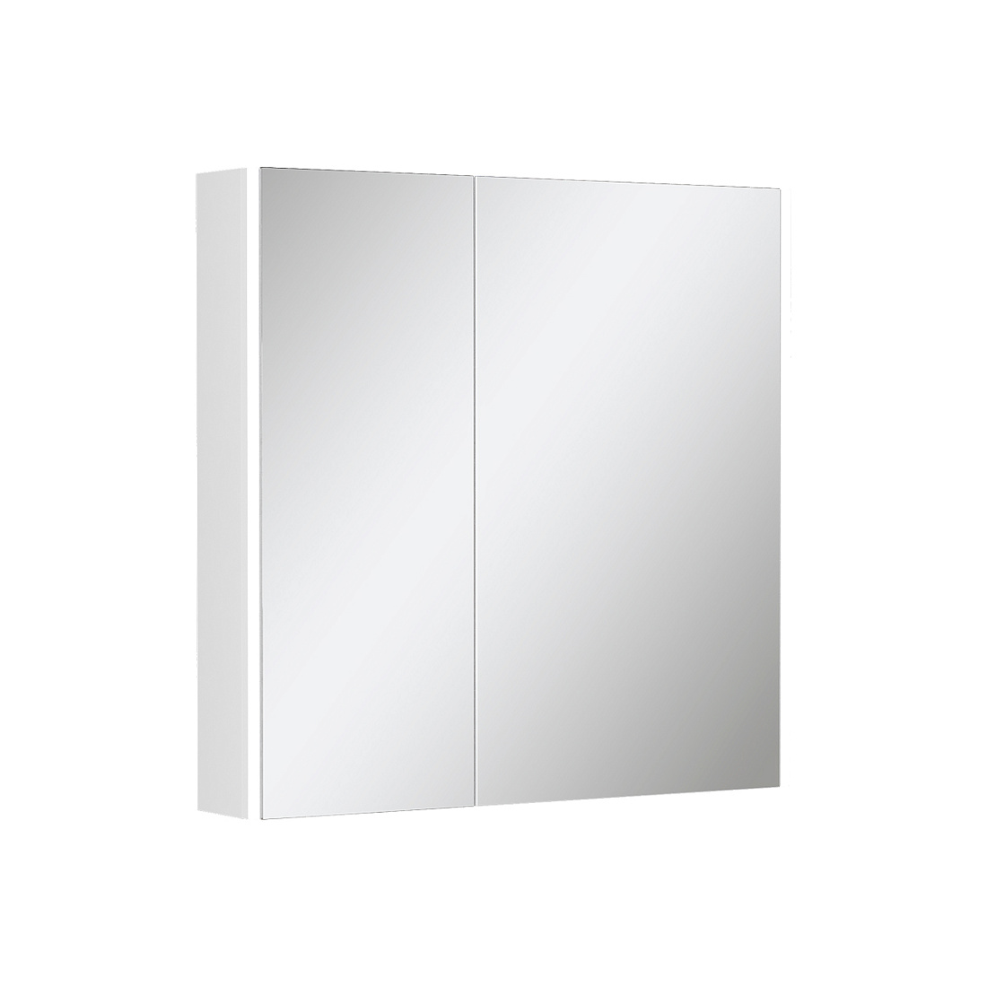 Зеркало-шкаф Volna Prime 80 с LED подсветкой, белый