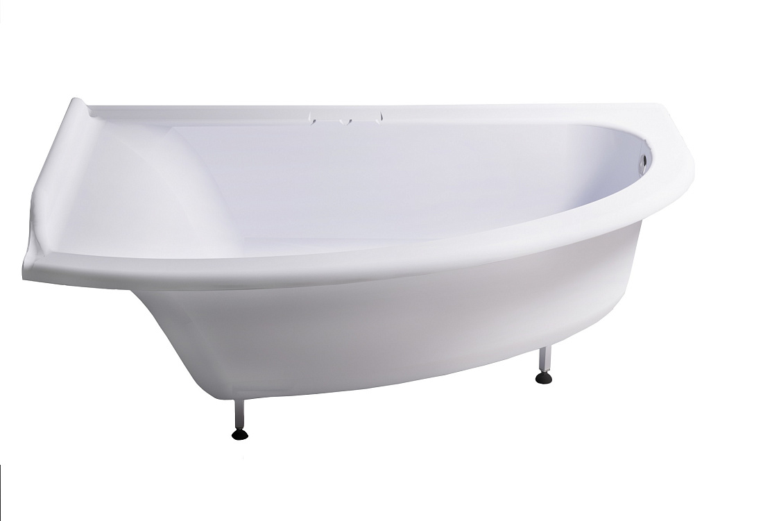 Ванна из искусственного камня Астра-Форм Анастасия 182х125 L Solid Surface, с ножками