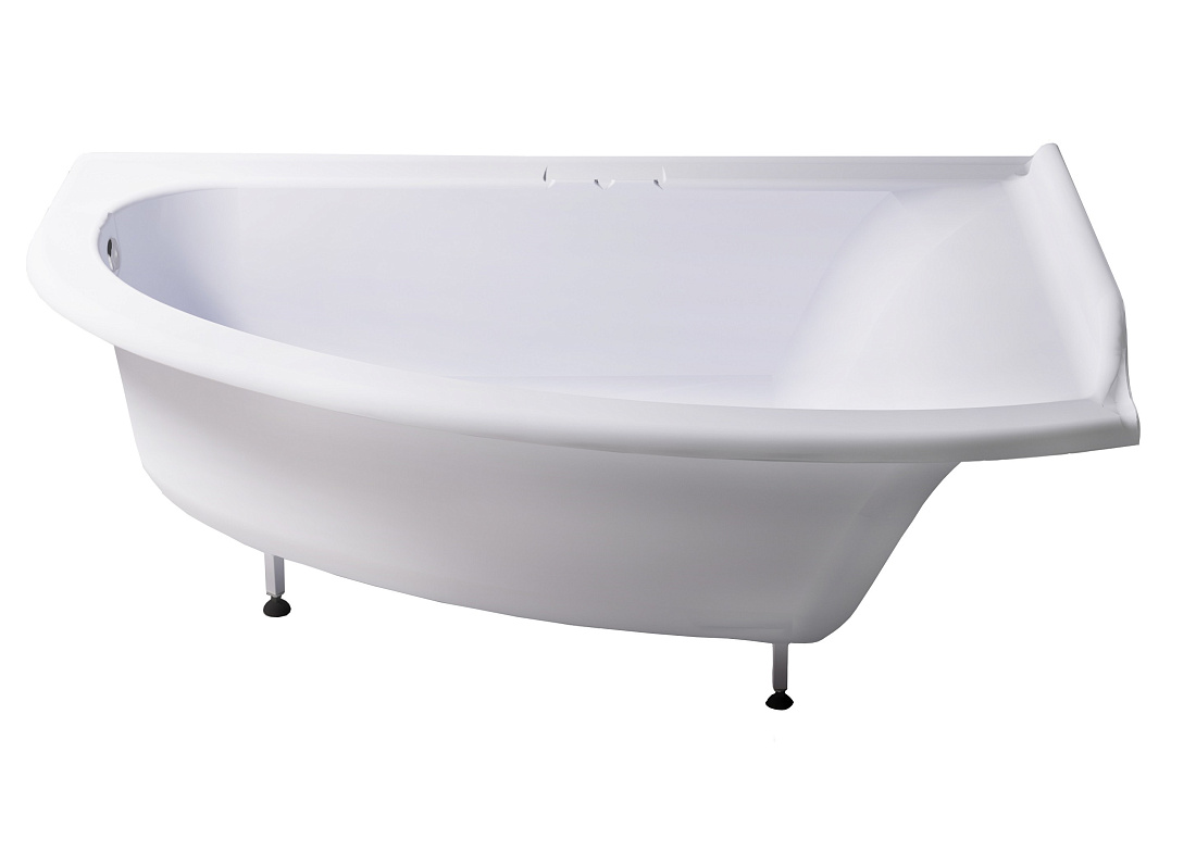 Ванна из искусственного камня Астра-Форм Анастасия 182х125 R Solid Surface, с ножками