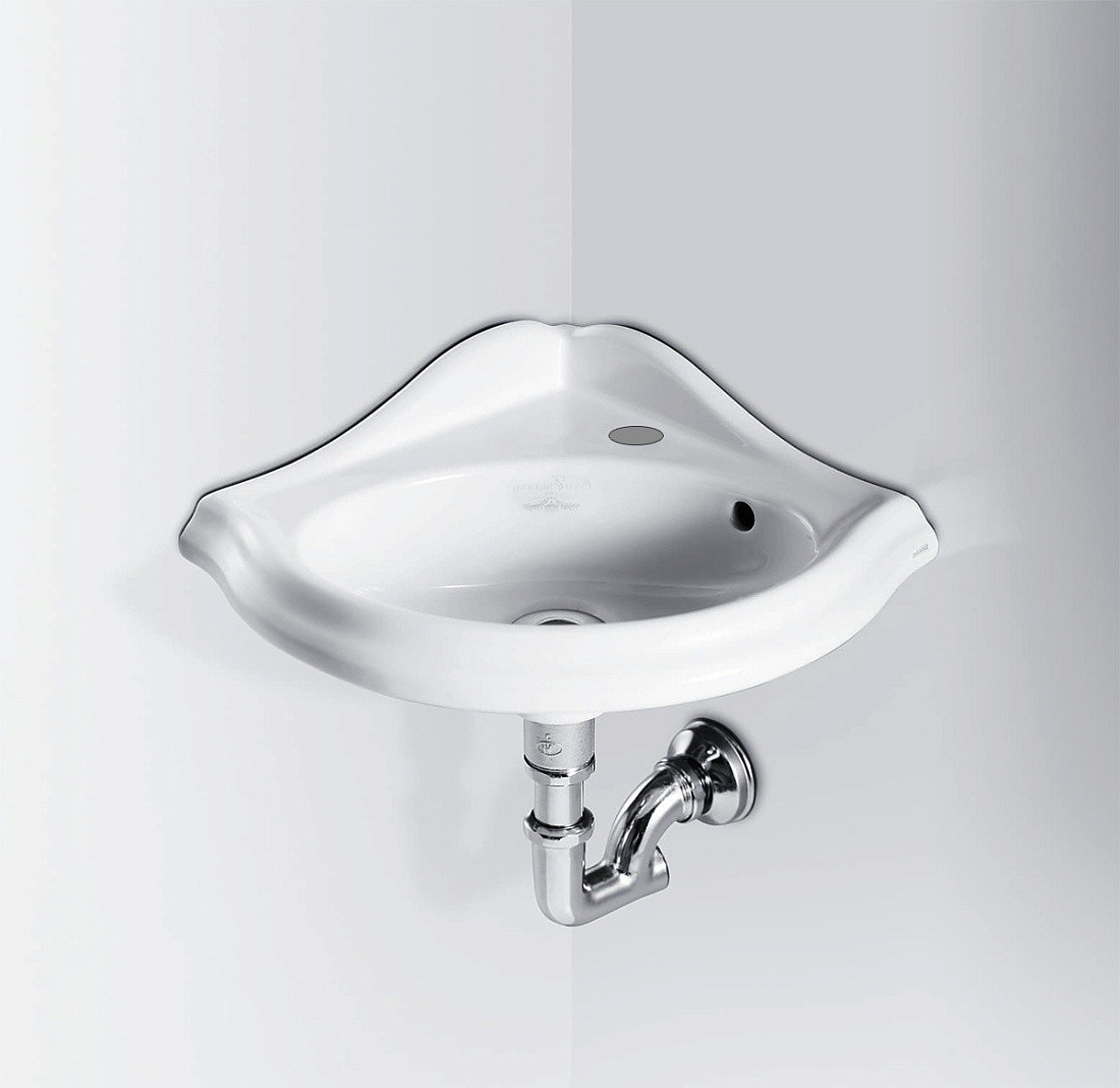 Раковина Simas Arcade AR036 угловая 34x34 см, с отверстием для смесителя справа