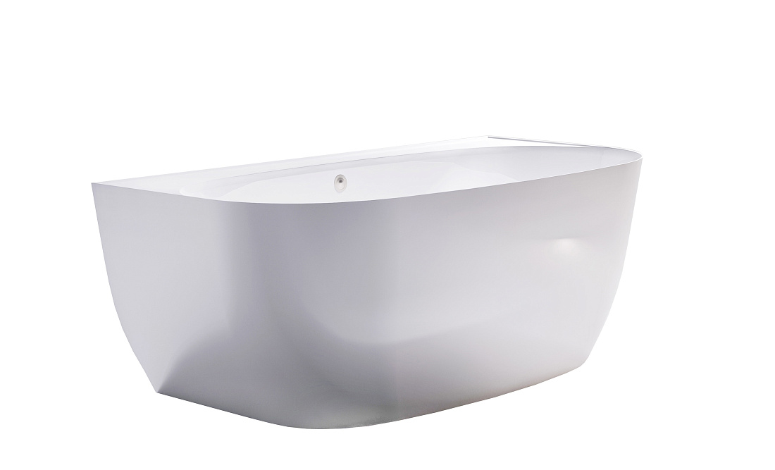 Ванна из искусственного камня Астра-Форм Атрия 175х85 Solid Surface, пристеночная