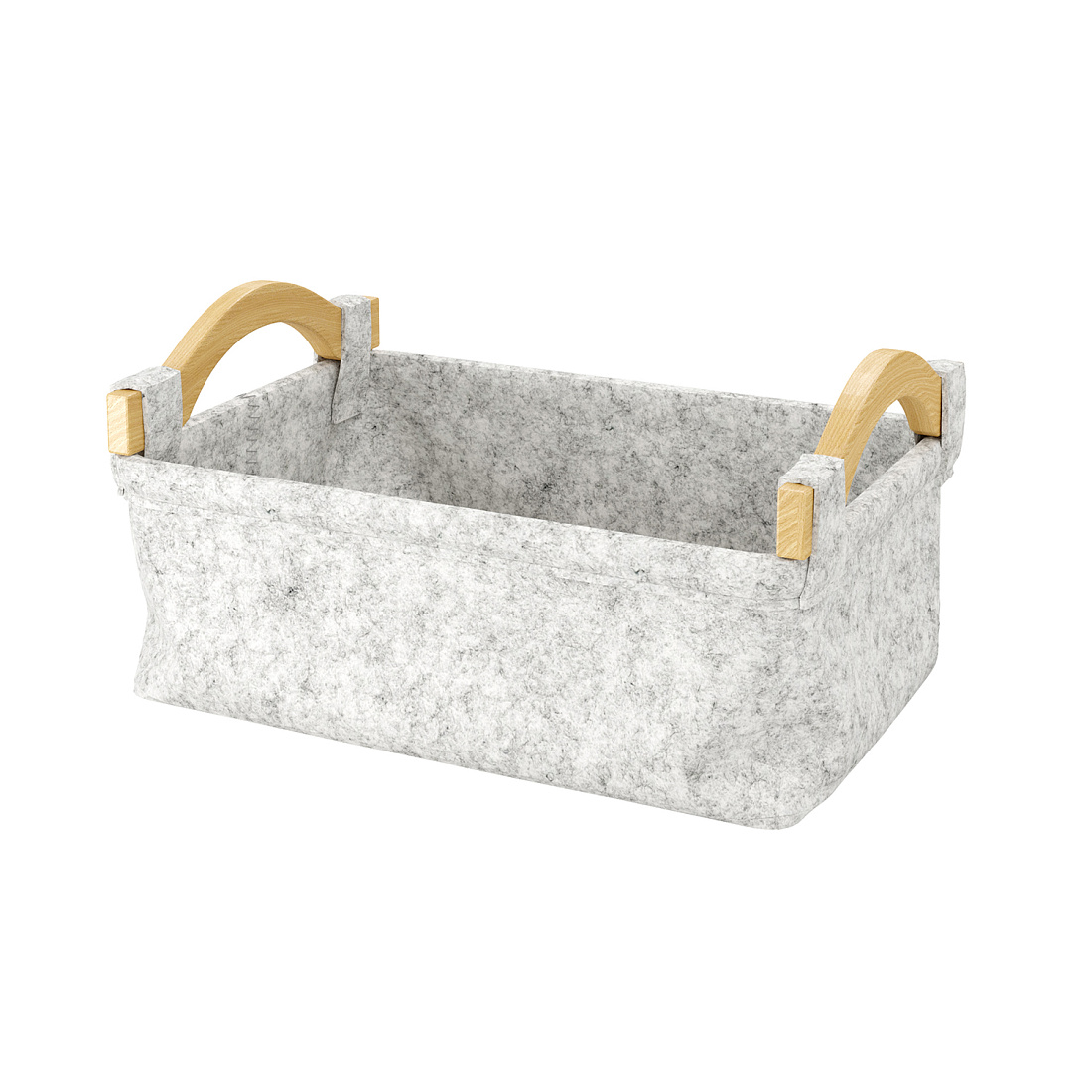 Корзина для белья WasserKRAFT Aula WB-110-L серая