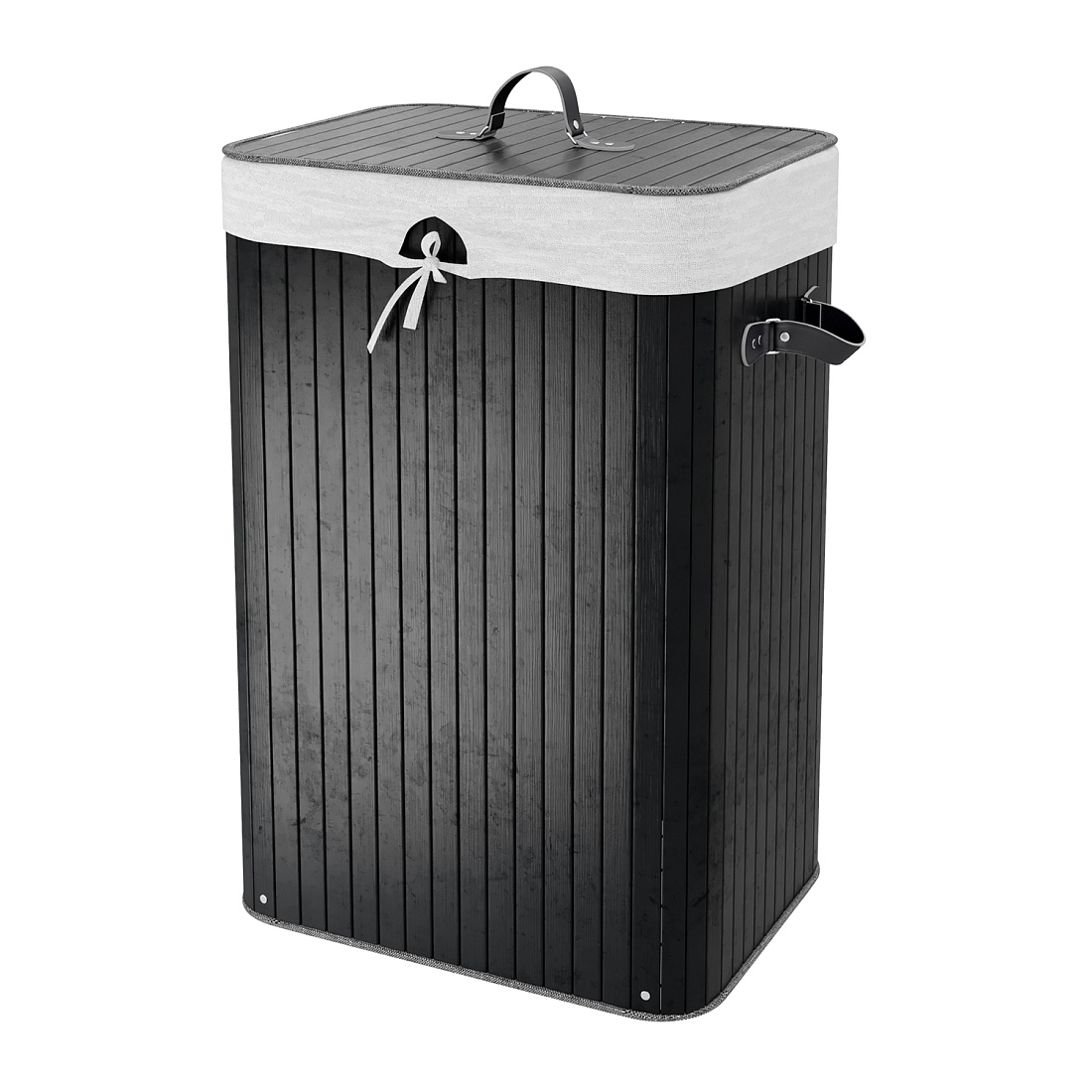 Корзина для белья WasserKRAFT Nuthe WB-910-L коричневая