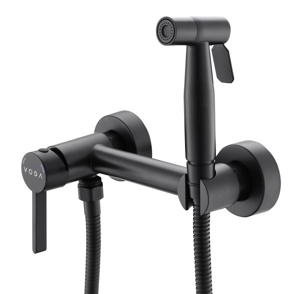 Гигиенический душ Voda Vessel Black VSL02B VODA черный матовый