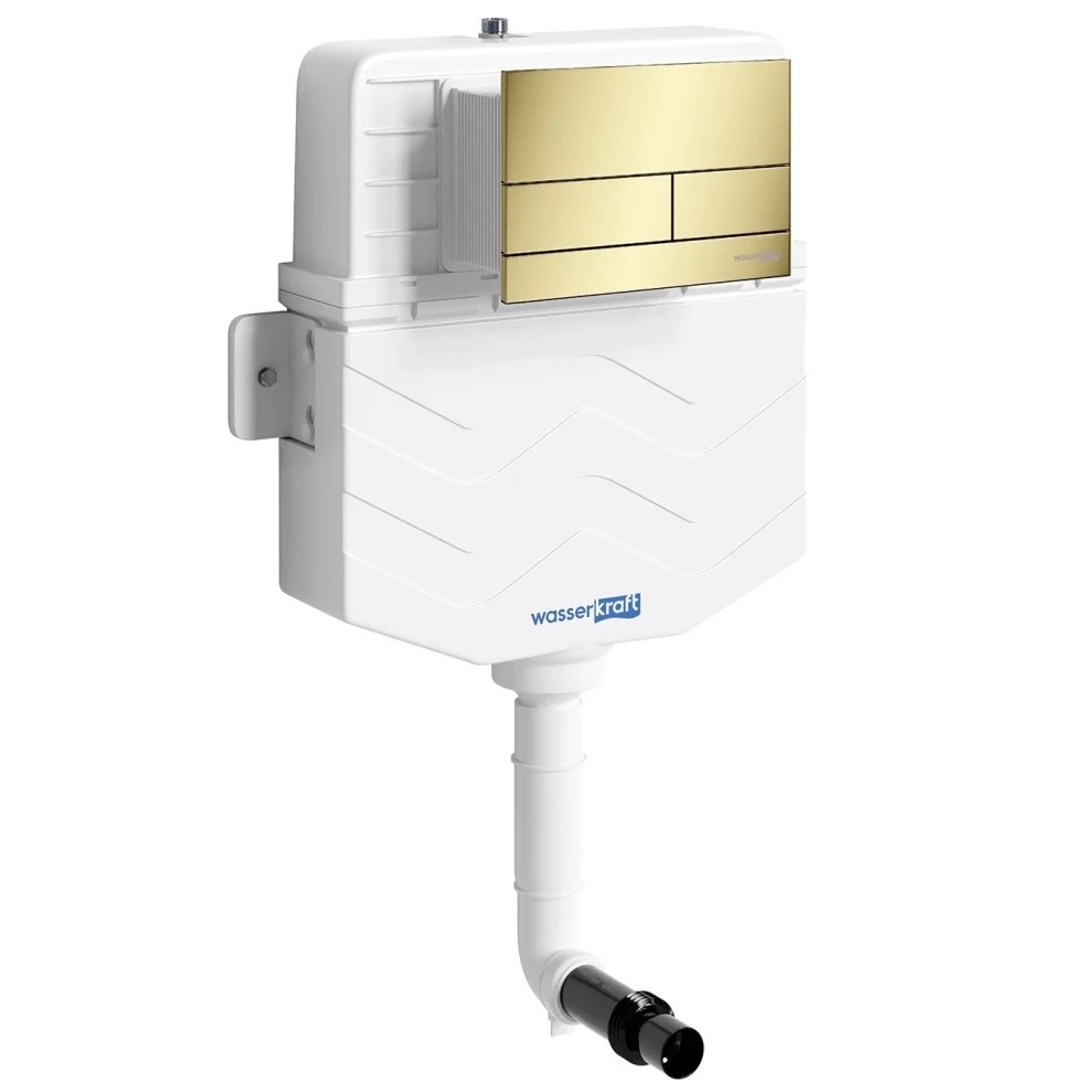 Смывной бачок скрытого монтажа WasserKRAFT Aller 10TLT.031.ME.PG04