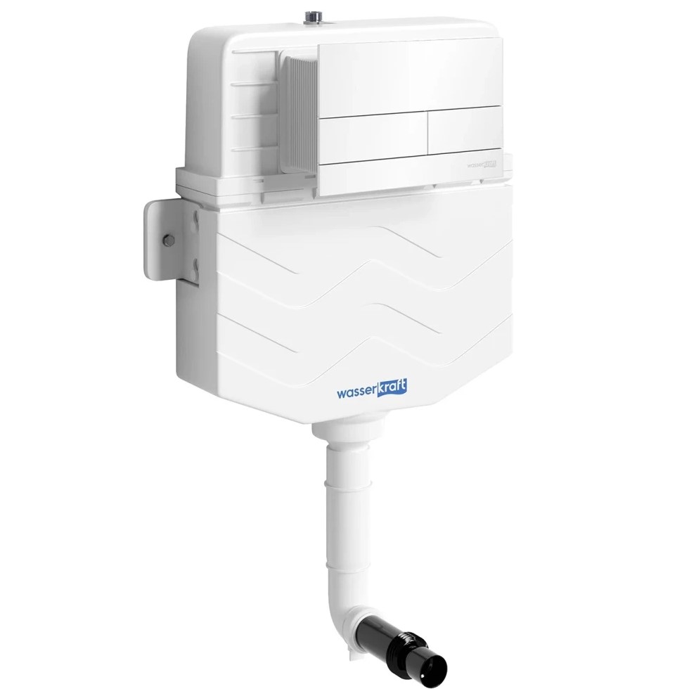 Смывной бачок скрытого монтажа WasserKRAFT Aller 10TLT.031.ME.WH04
