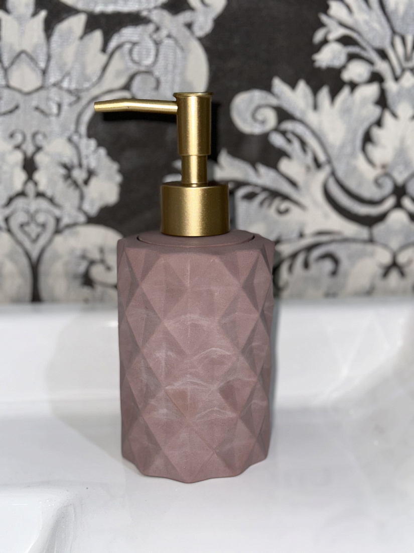 Дозатор для жидкого мыла  Ромб (Ручная работа)