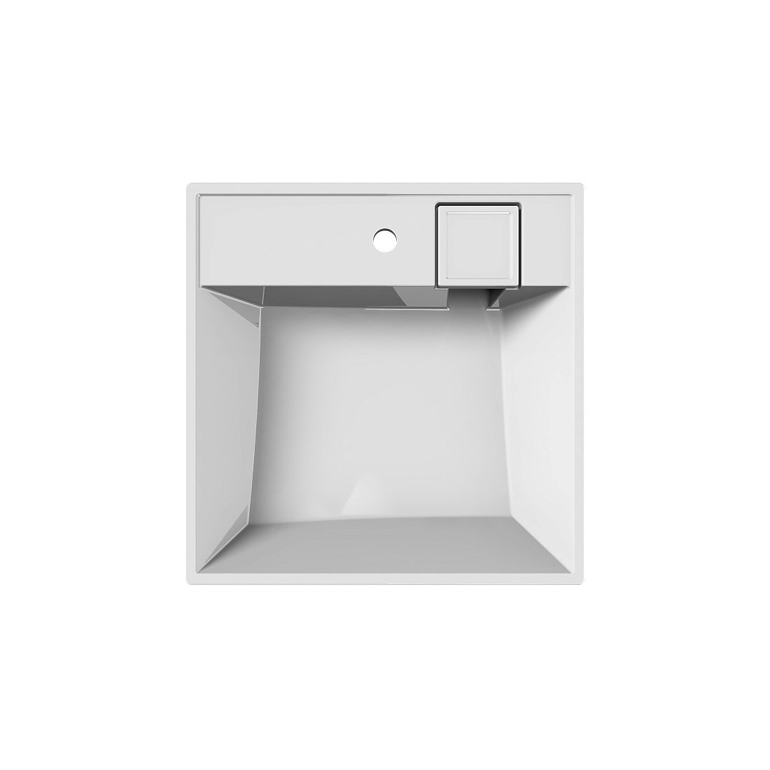 Раковина Paola Juno 600 над стиральной машиной белая