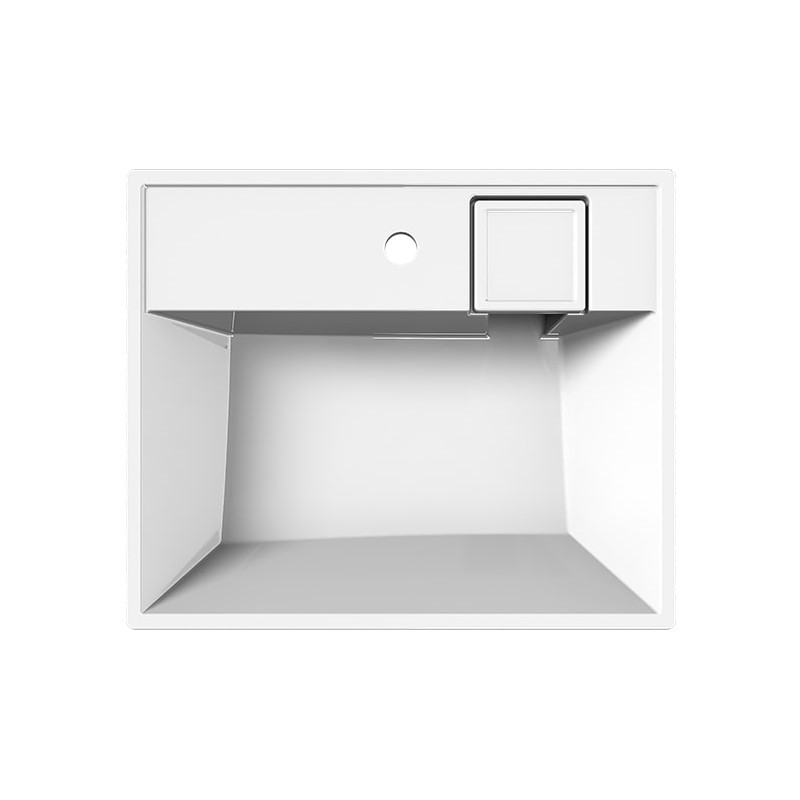 Раковина Paola Juno 500 над стиральной машиной белая