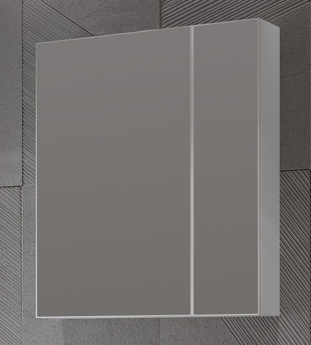 Зеркало-шкаф Opadiris Арабеско 70 белый, без подсветки