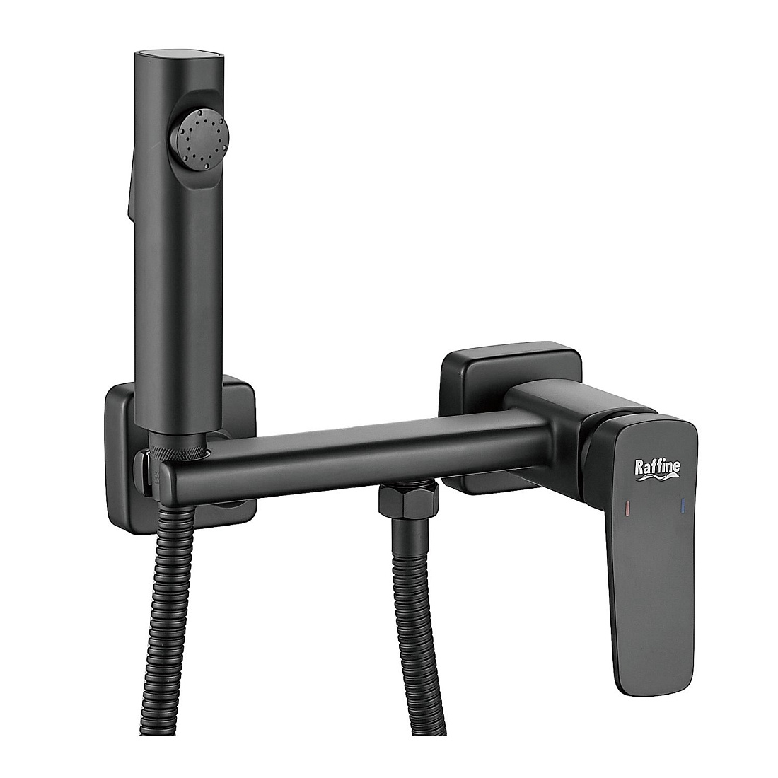 Гигиенический душ Raffine F0599H-1 со смесителем, черный матовый