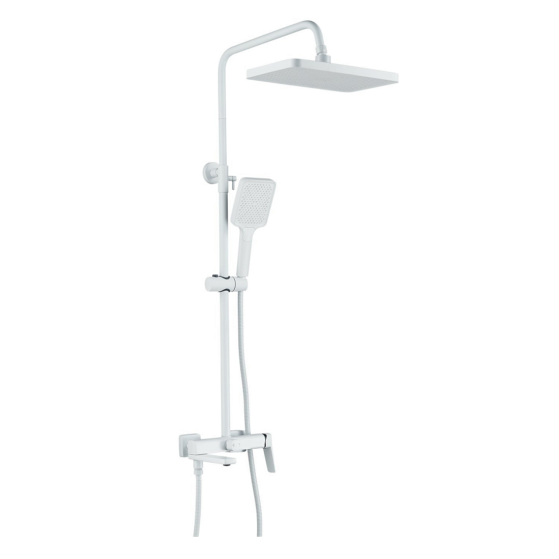 Душевая стойка Raffine F3699C белая матовая