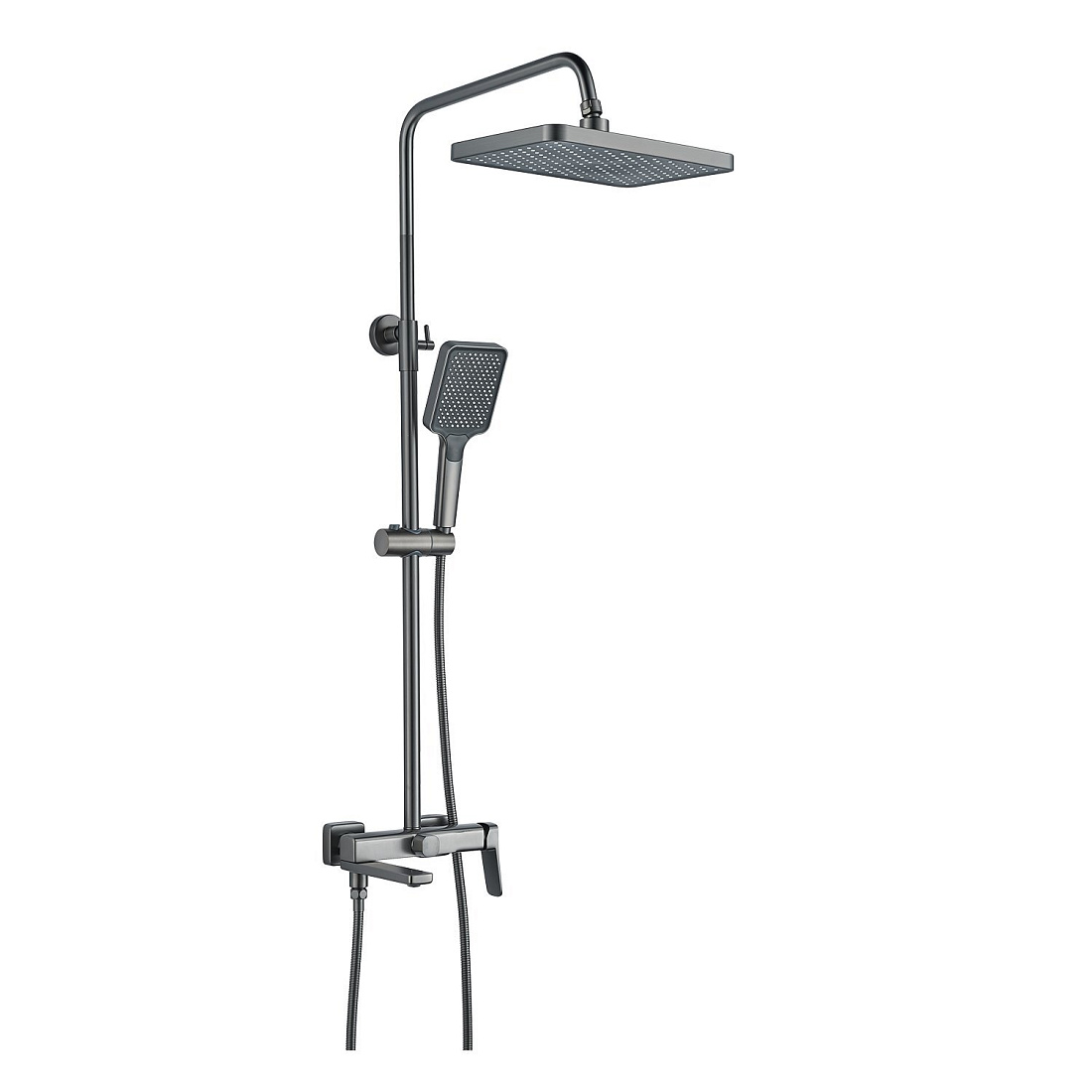 Душевая стойка Raffine F3699T оружейная сталь
