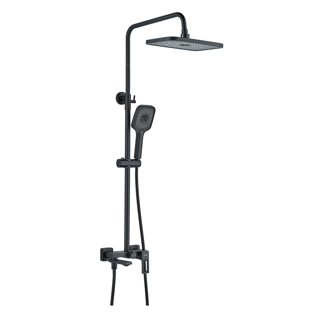 Душевая стойка Raffine F3696H черная матовая