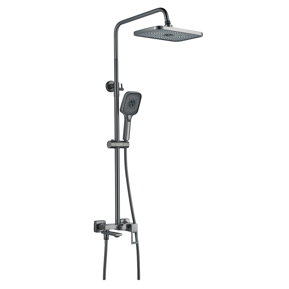 Душевая стойка Raffine F3696T оружейная сталь