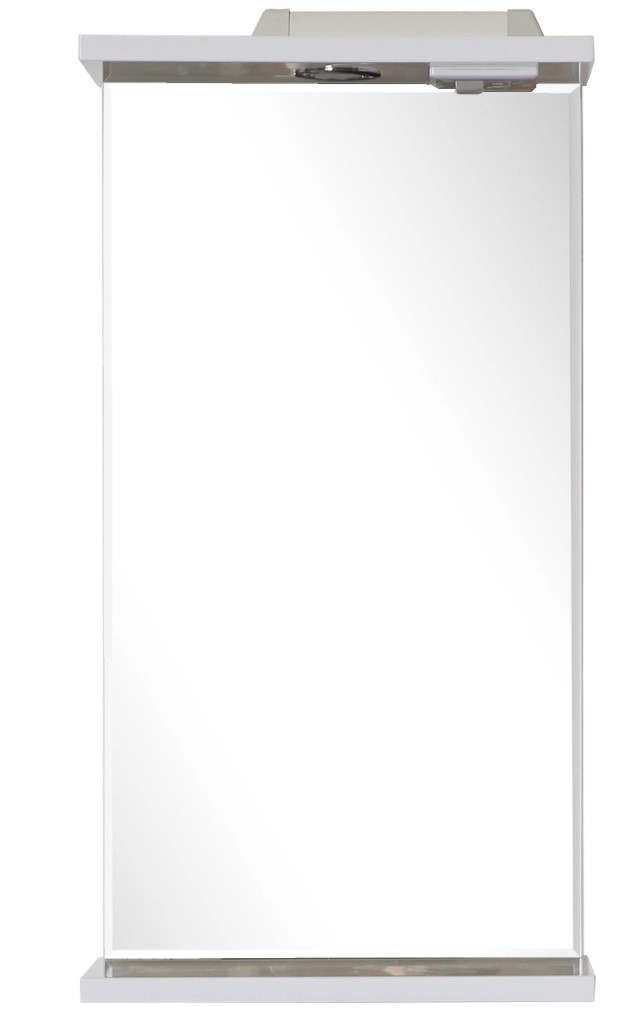 Зеркало-шкаф ASB-Mebel Марко 40 с подсветкой, дуб золотой/белый