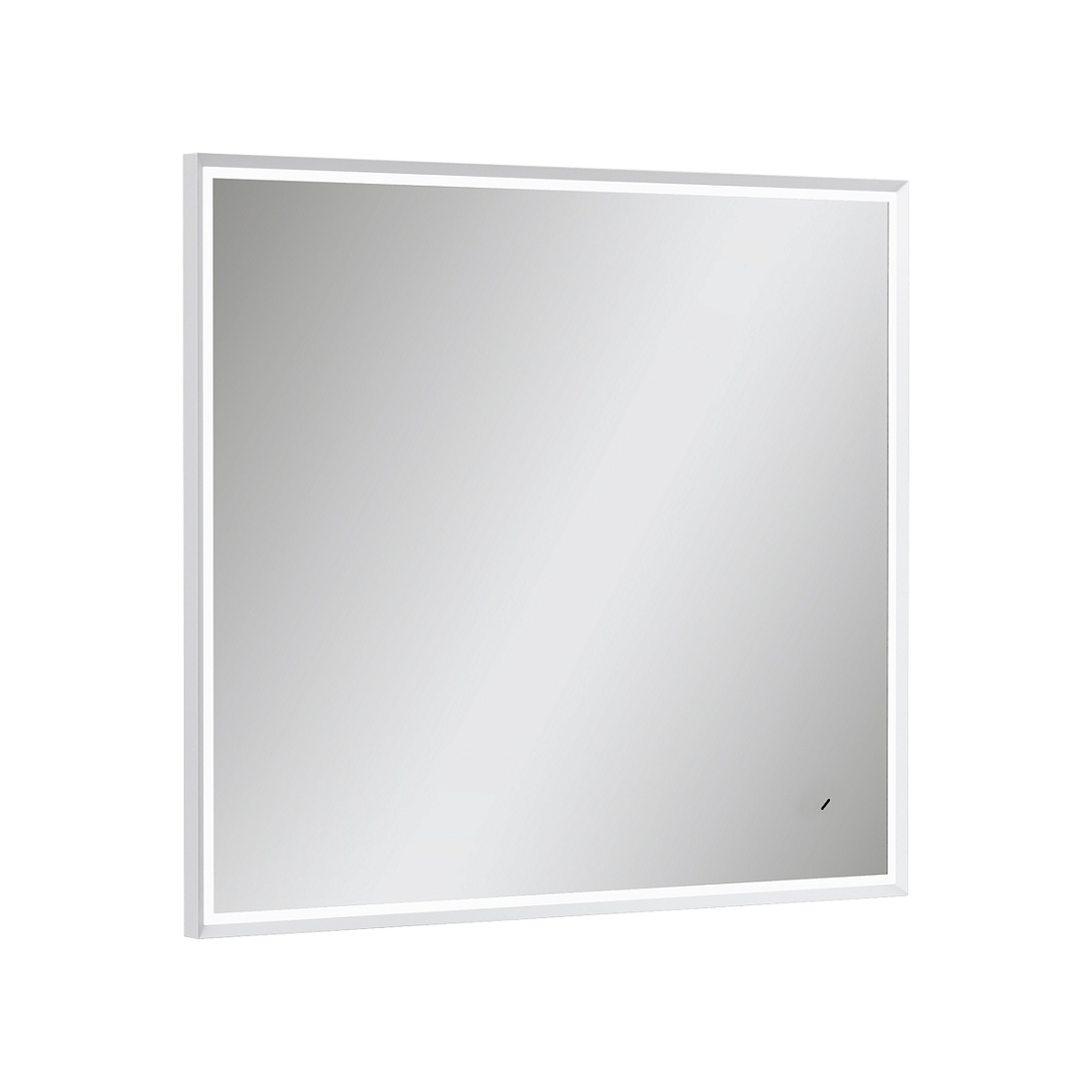 Зеркало Equil Lago 80 с LED подсветкой, белый