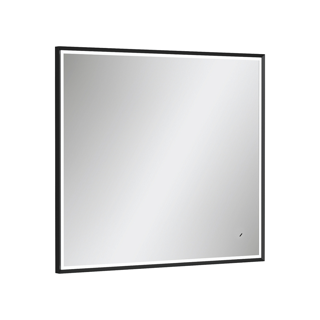 Зеркало Equil Lago 80 с LED подсветкой, черный