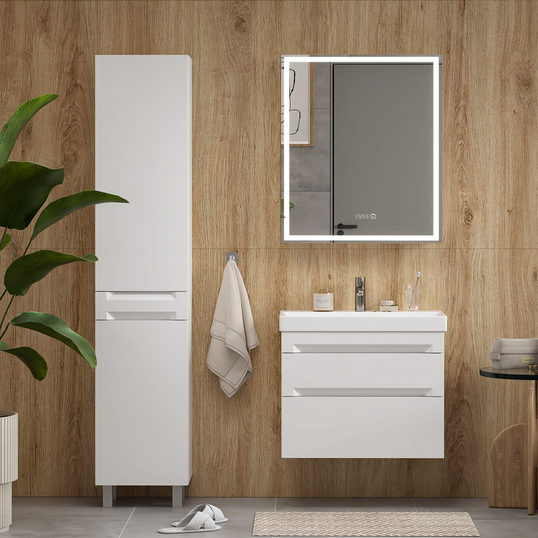 Мебель для ванной Equil Corner 60.2Y подвесная, белый