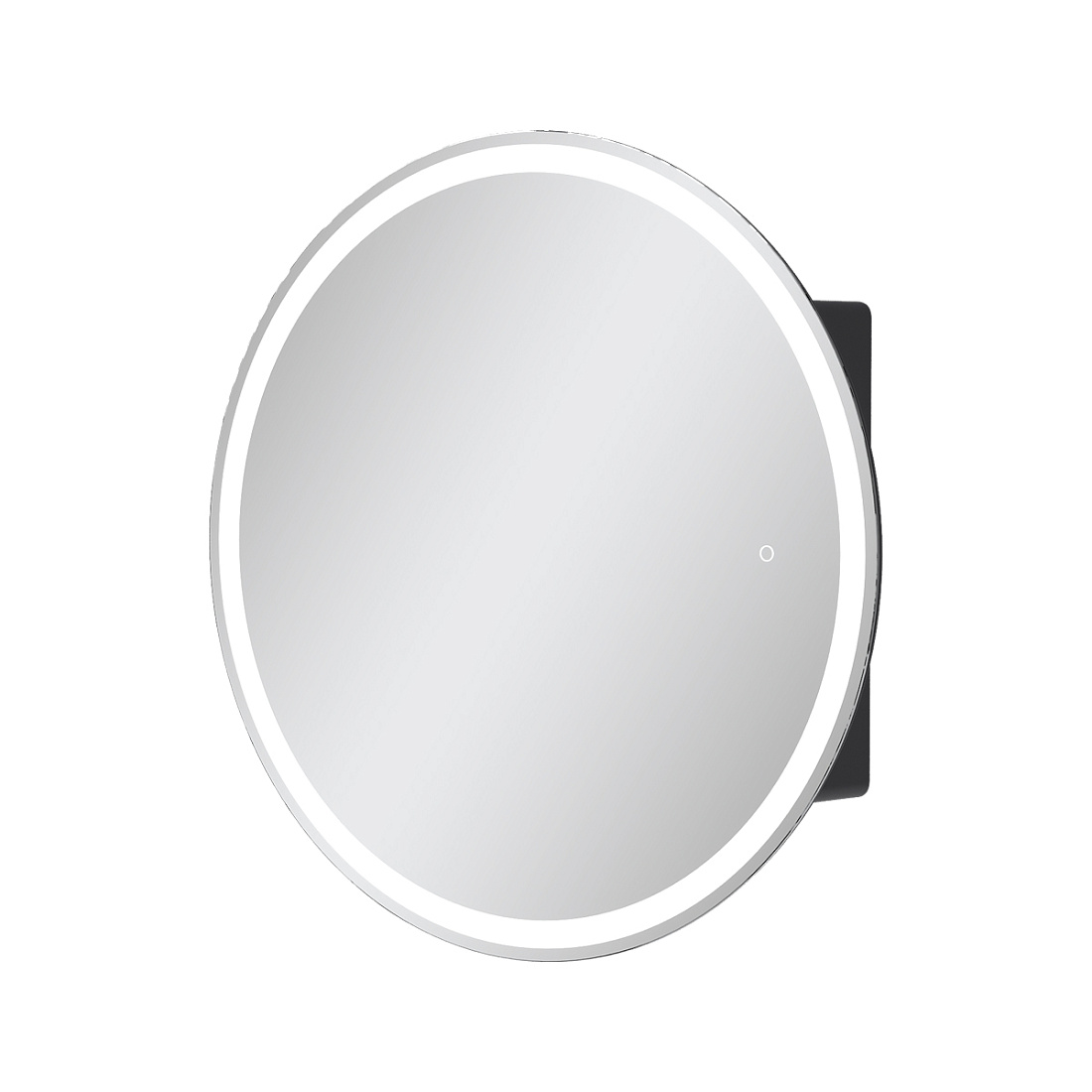 Зеркало-шкаф Equil Smile D70 с LED подсветкой, графит софт