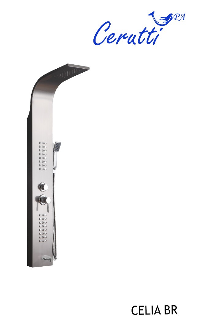 Душевая панель Ceruttispa CELIA RG розовое золото