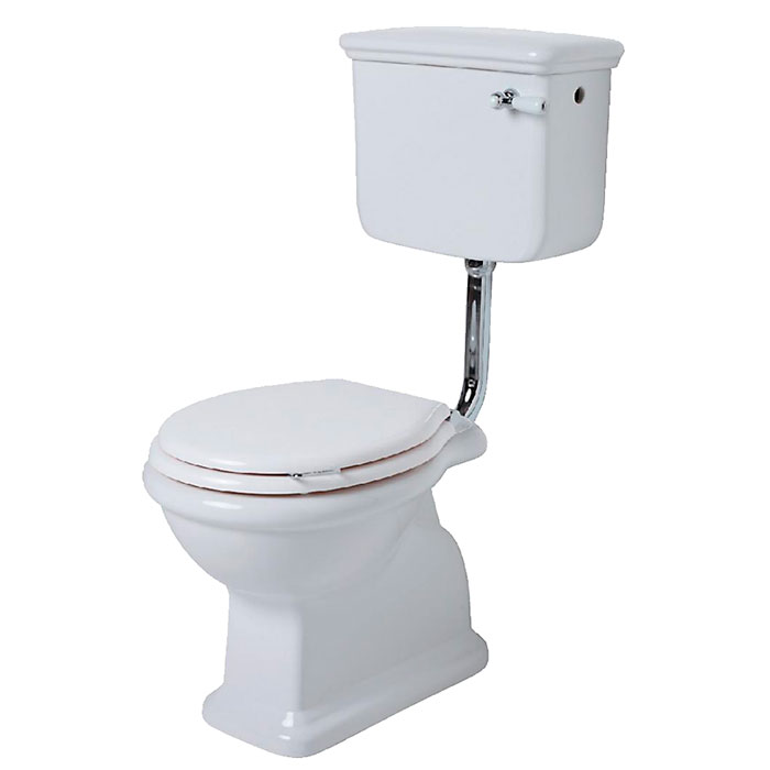 Унитаз напольный Simas Lante LA01/LA28B с низким бачком, с фронтальной ручкой, вертикальный выпуск