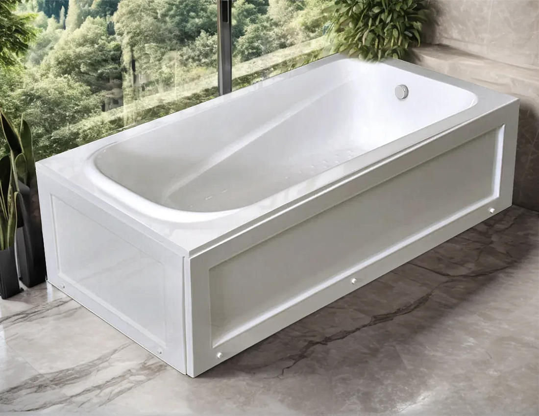 Акриловая ванна Parly ORTIZ 150х70 с каркасом