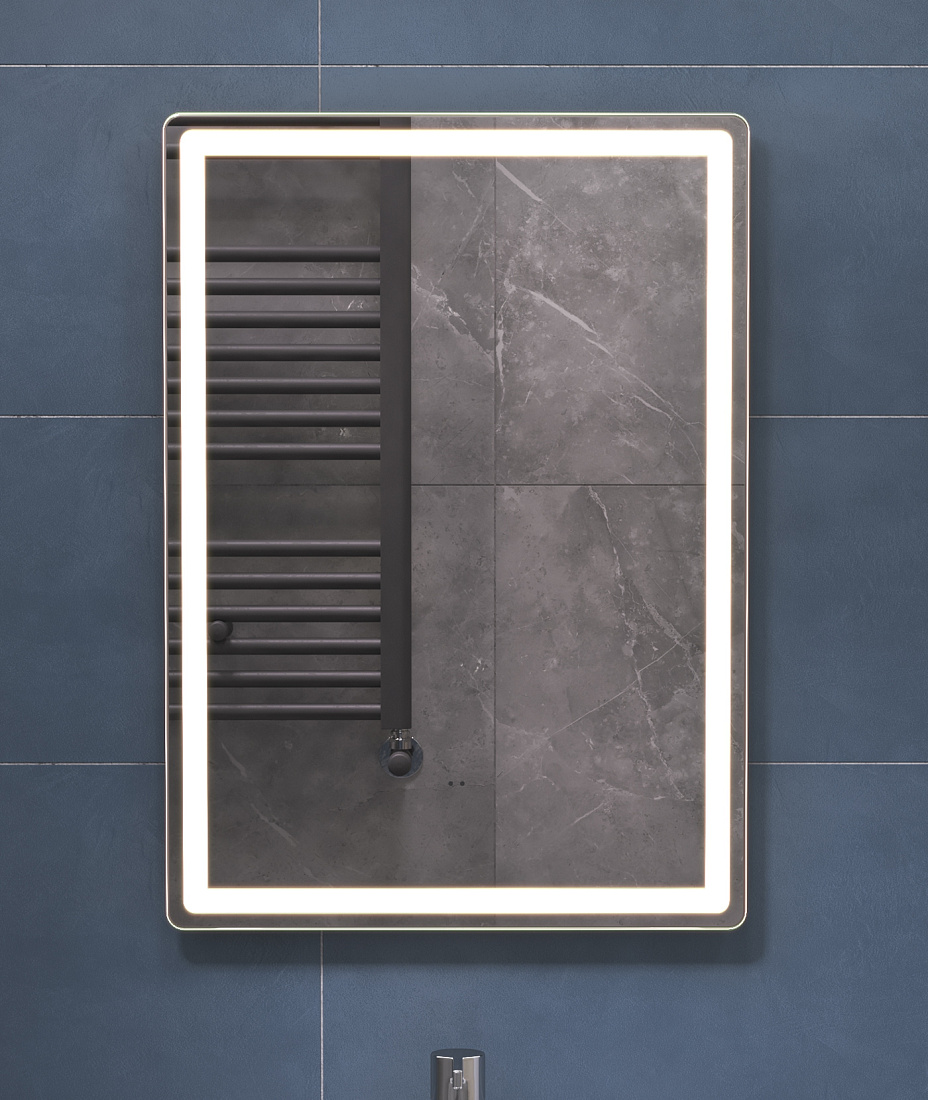 Зеркало Vigo Geometry Classic 50 с подсветкой, бесконтактное включение (на взмах)