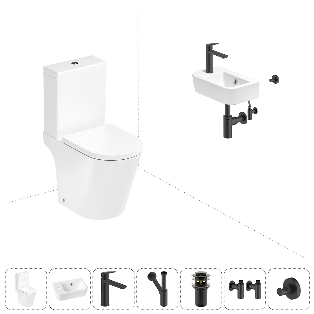 Набор для туалета 7 в 1 Lavinia Boho Biore 202008801