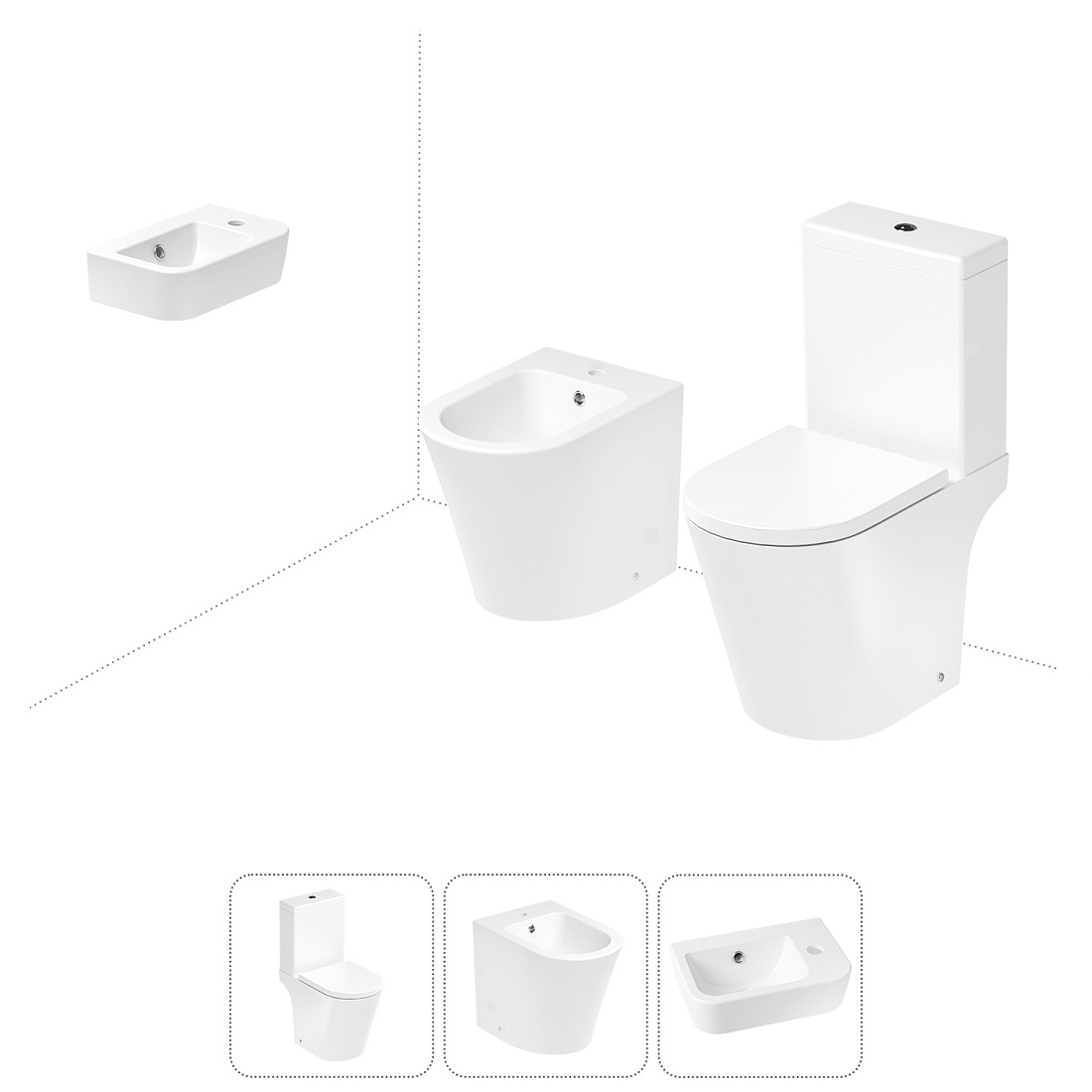 Набор для туалета 3 в 1 Lavinia Boho Biore 202008853