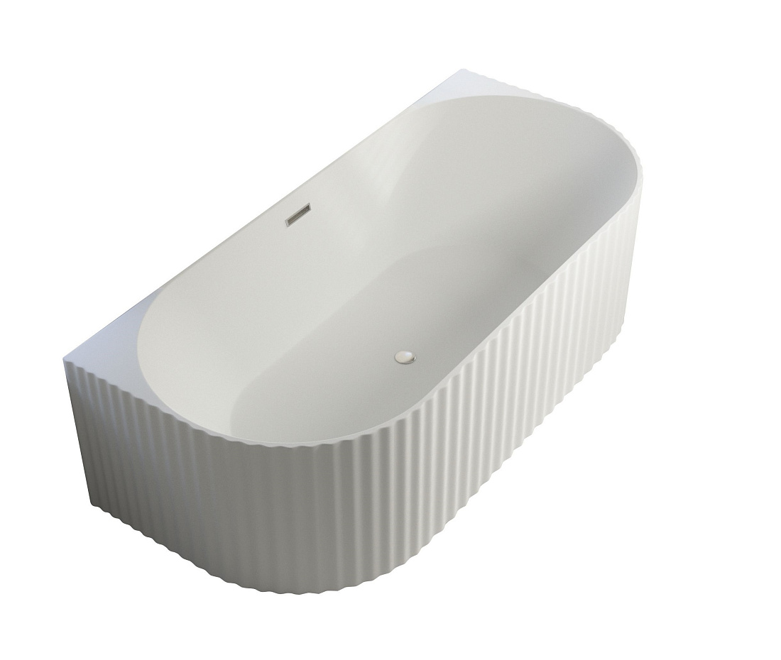 Акриловая ванна Ceruttispa Ceza&#039;s 170х80 пристенная, белый